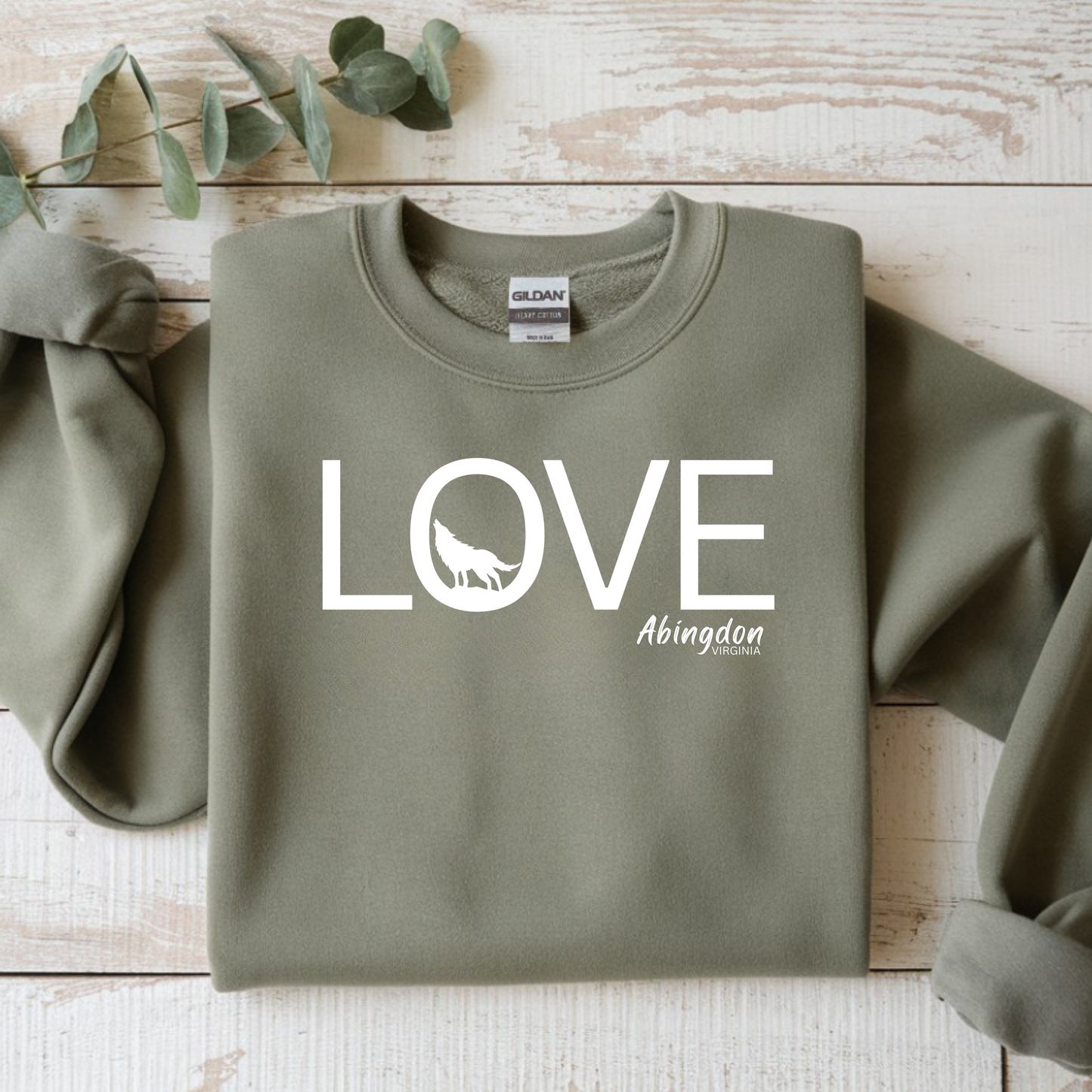 Abingdon LOVE Sign T-Shirt 🐺❤️