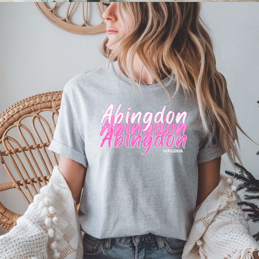 Pink - Abingdon, Abingdon, Abingdon T-Shirt ❤️🏡